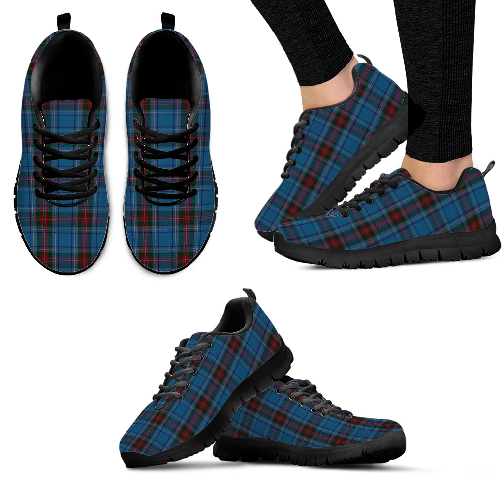 Louth County Ireland Tartan Sneakers - Tartan Vibes Clothing