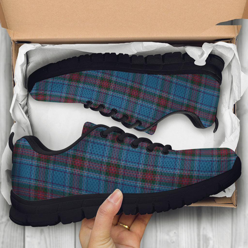 Louth County Ireland Tartan Sneakers - Tartan Vibes Clothing