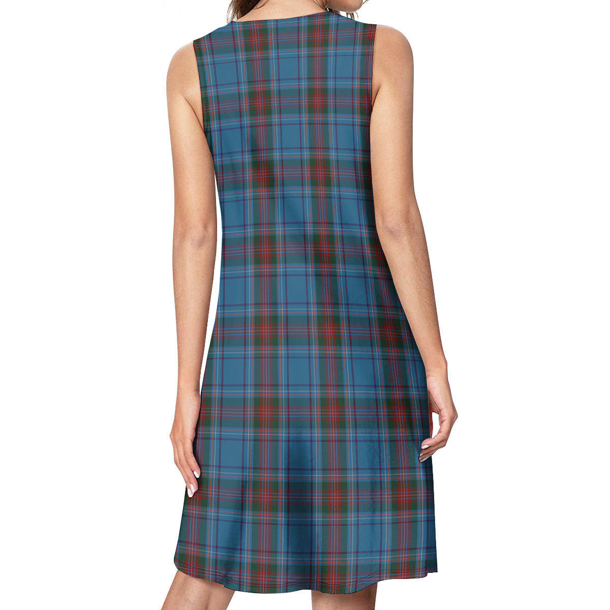 Louth County Ireland Tartan Womens Casual Dresses - Tartanvibesclothing