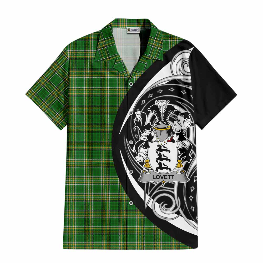 Lovett Irish Clan Hawaiian Shirt Celtic Circle Style Kid - Tartan Vibes Clothing