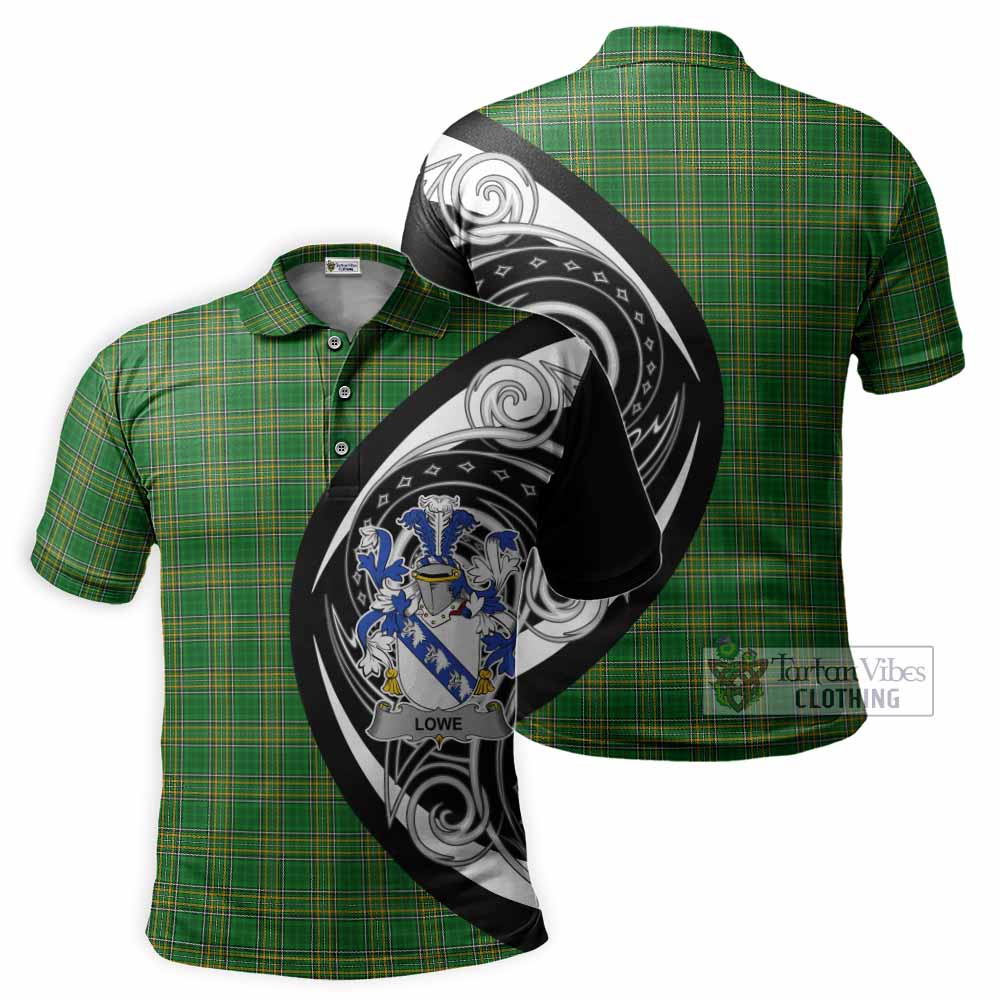 Lowe Irish Clan Polo Shirt Celtic Circle Style - Tartan Vibes Clothing