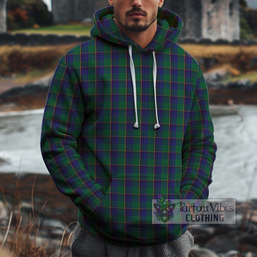 Lowry Tartan Cotton Hoodie Pullover Hoodie XS - Tartan Vibes Clothing