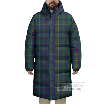 Lowry Tartan Long Down Jacket