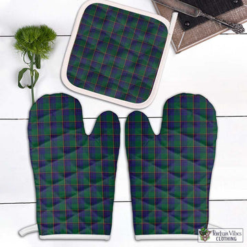 Lowry Tartan Combo Oven Mitt & Pot-Holder White - Tartan Vibes Clothing