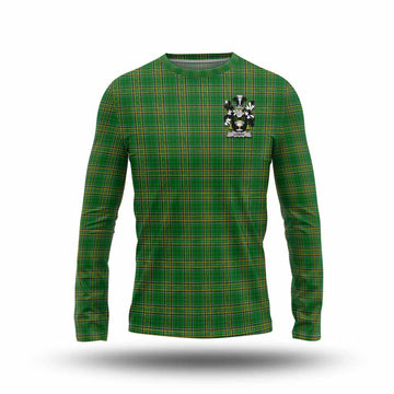 Lowry Irish Clan Tartan Long Sleeve T-Shirt with Coat of Arms