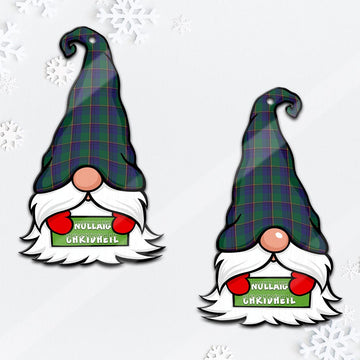 Lowry Gnome Christmas Ornament with His Tartan Christmas Hat