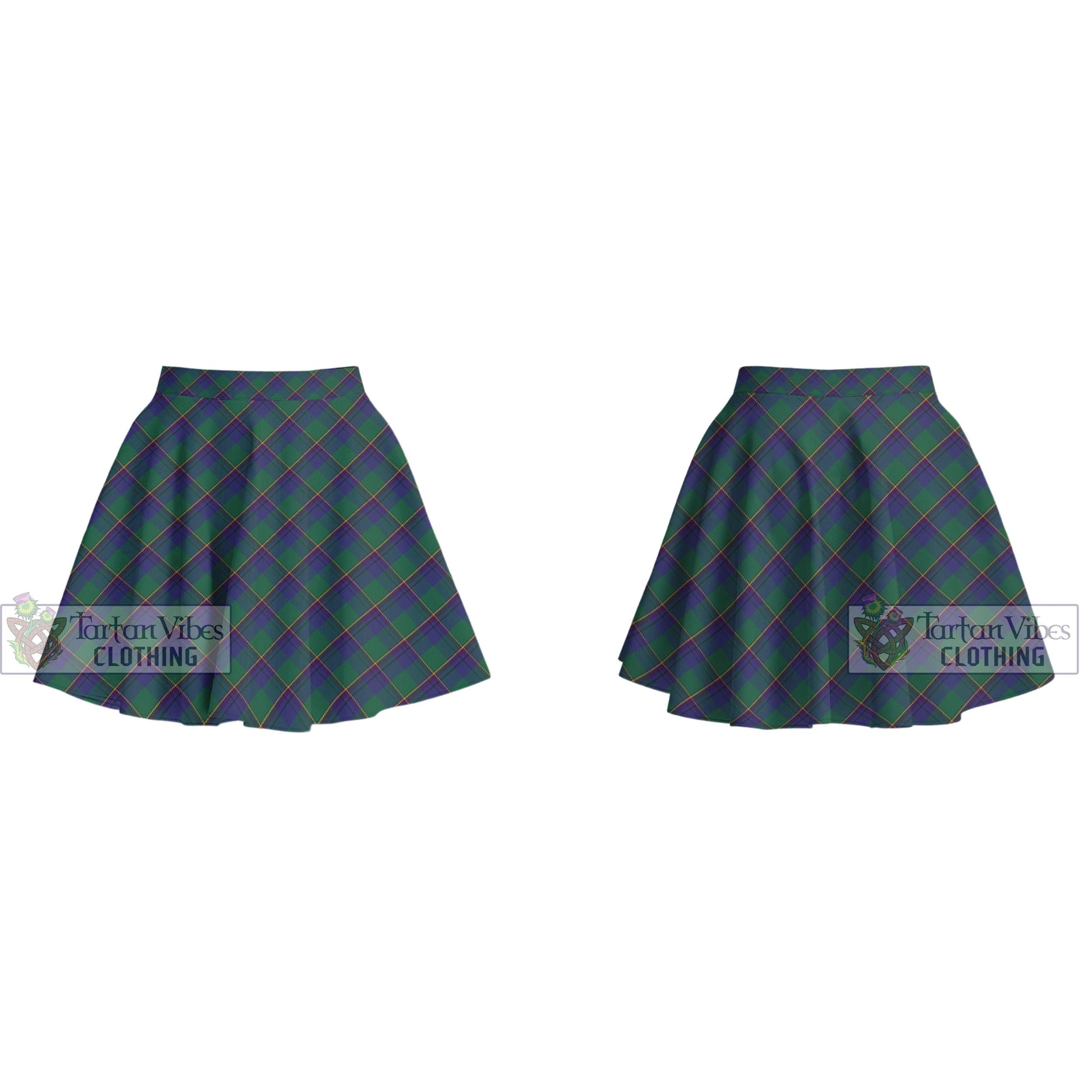 Tartan Vibes Clothing Lowry Tartan Women's Plated Mini Skirt