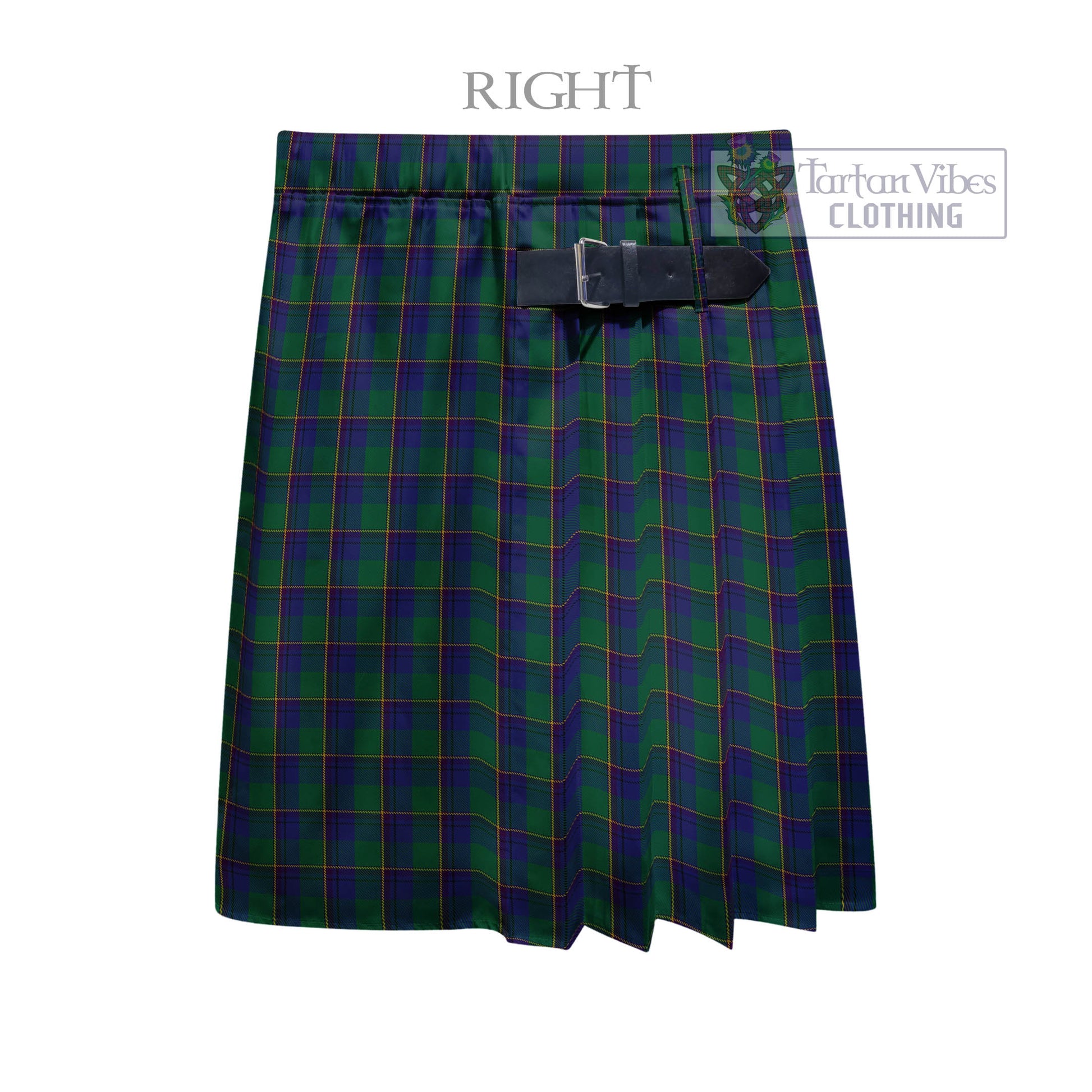 Tartan Vibes Clothing Lowry Tartan Men's Pleated Skirt - Fashion Casual Retro Scottish Style