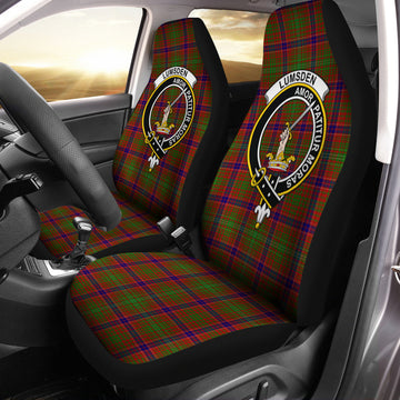 Lumsden Tartan Car Seat Cover with Family Crest One Size - Tartan Vibes Clothing