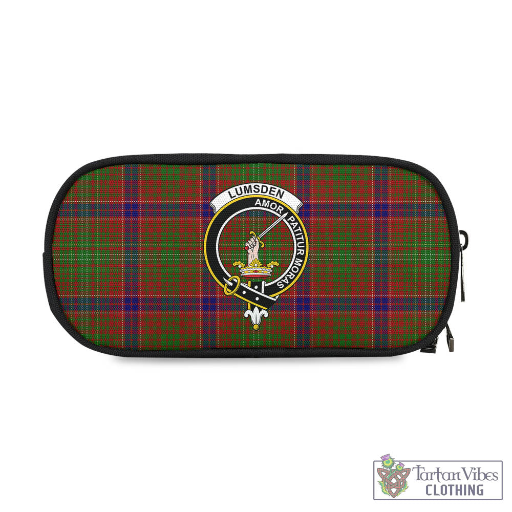 Tartan Vibes Clothing Lumsden Tartan Pen and Pencil Case with Family Crest