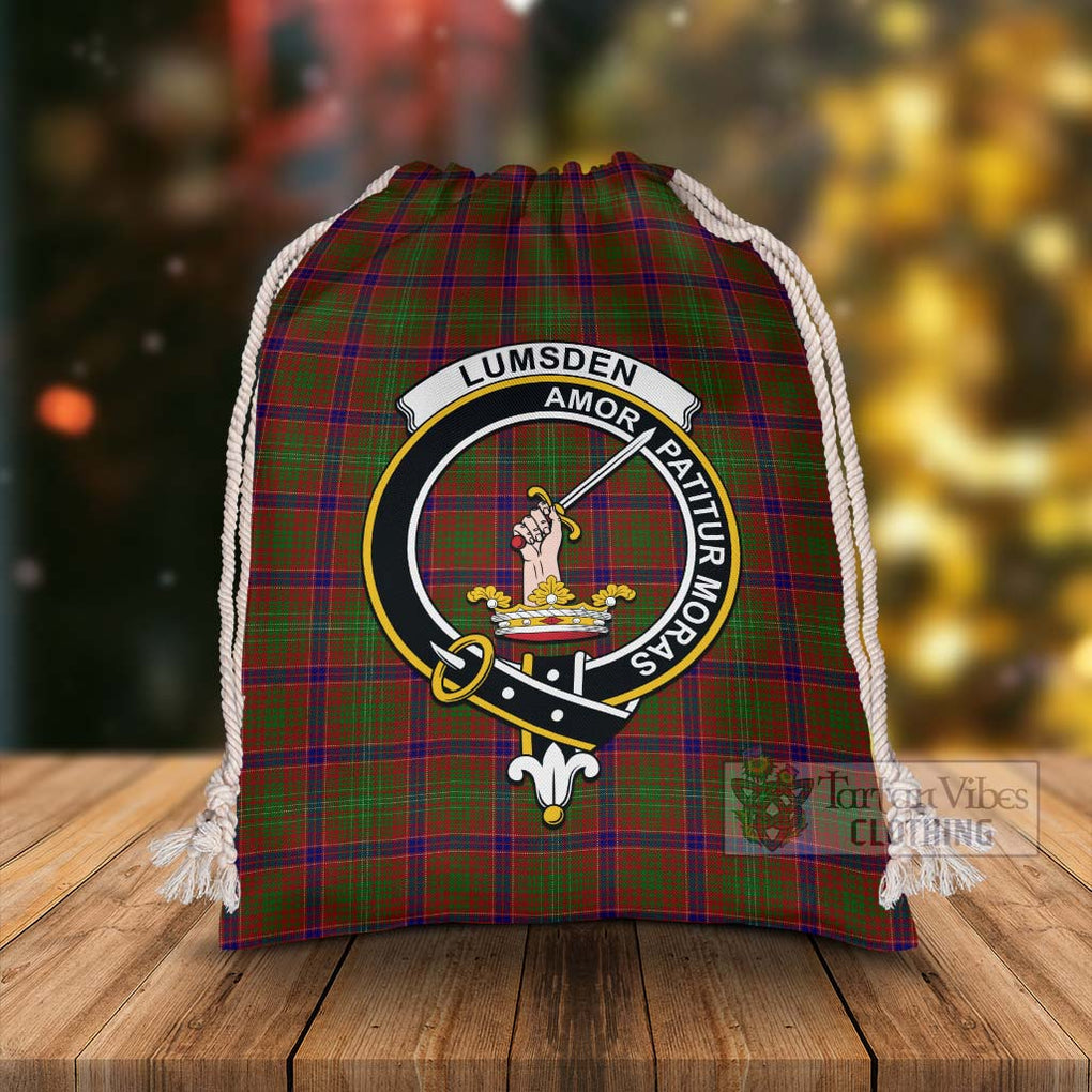 Tartan Vibes Clothing Lumsden Tartan Christmas Santa's Bag with Family Crest