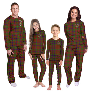 Lumsden Tartan Pajamas Family Set with Family Crest