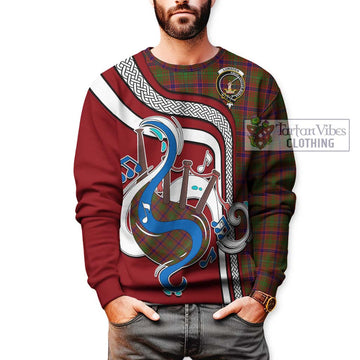 Lumsden Tartan Sweatshirt with Epic Bagpipe Style