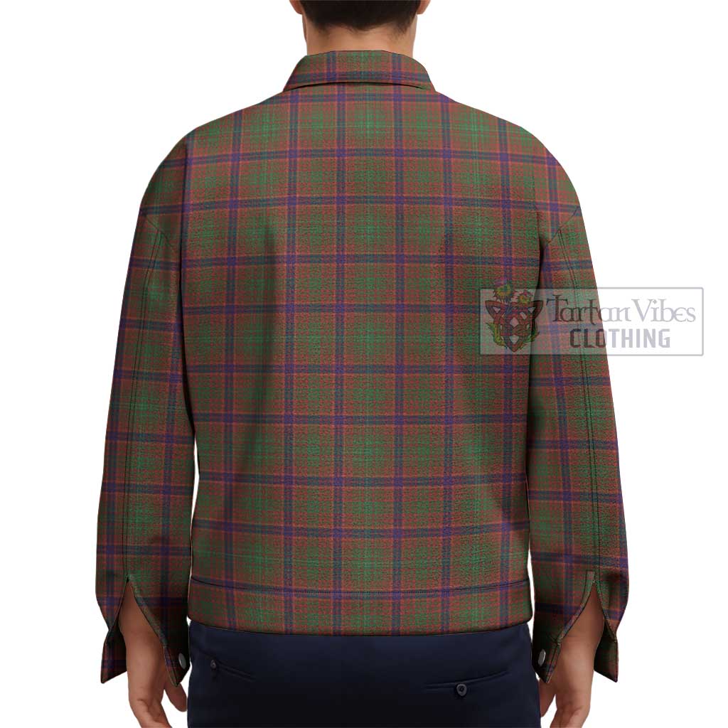 Tartan Vibes Clothing Lumsden Tartan Unisex Lapel Cotton Jacket