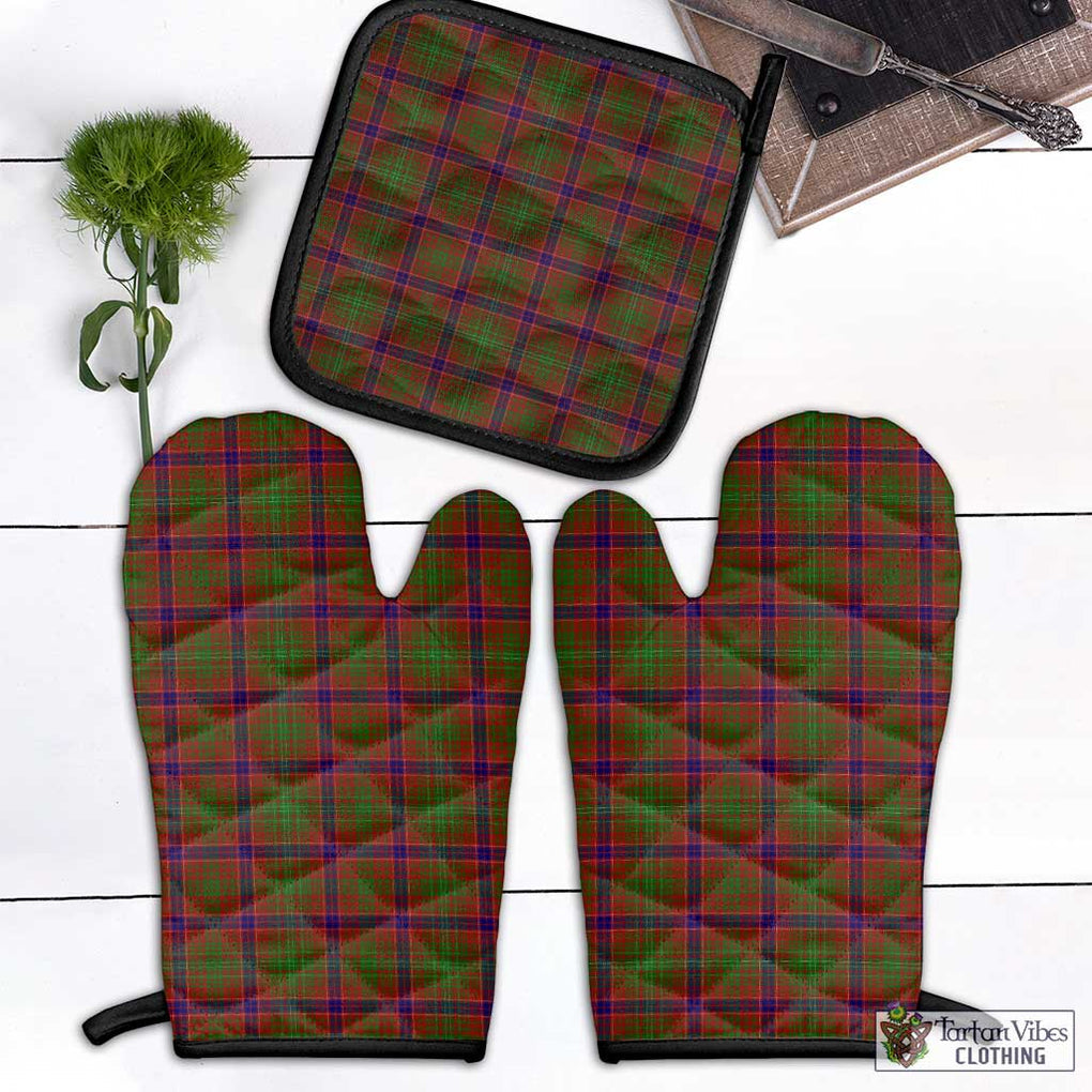 Lumsden Tartan Combo Oven Mitt & Pot-Holder Black - Tartan Vibes Clothing