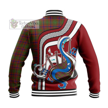 Lumsden Tartan Baseball Jacket with Epic Bagpipe Style