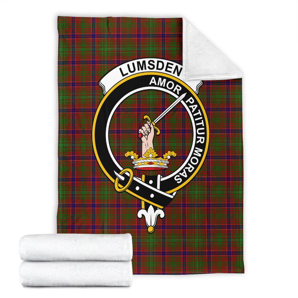 lumsden-tartab-blanket-with-family-crest