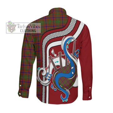 Lumsden Tartan Long Sleeve Button Shirt with Epic Bagpipe Style