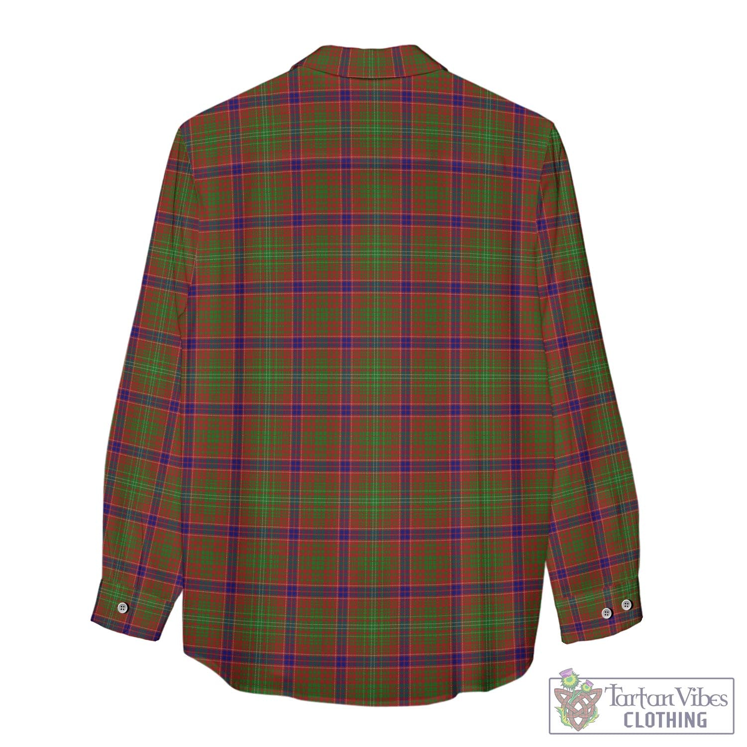 Tartan Vibes Clothing Lumsden Tartan Womens Casual Shirt with Family Crest