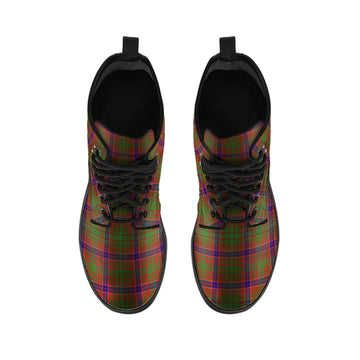 Lumsden Tartan Leather Boots