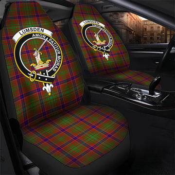 Lumsden Tartan Car Seat Cover with Family Crest - Tartan Vibes Clothing