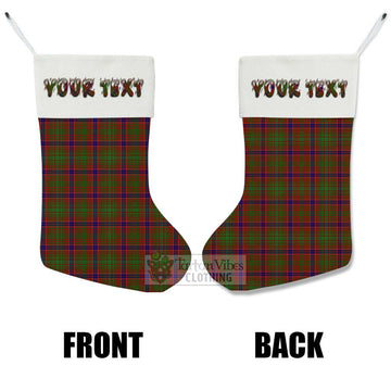 Lumsden Tartan Christmas Stocking with Personalized Text