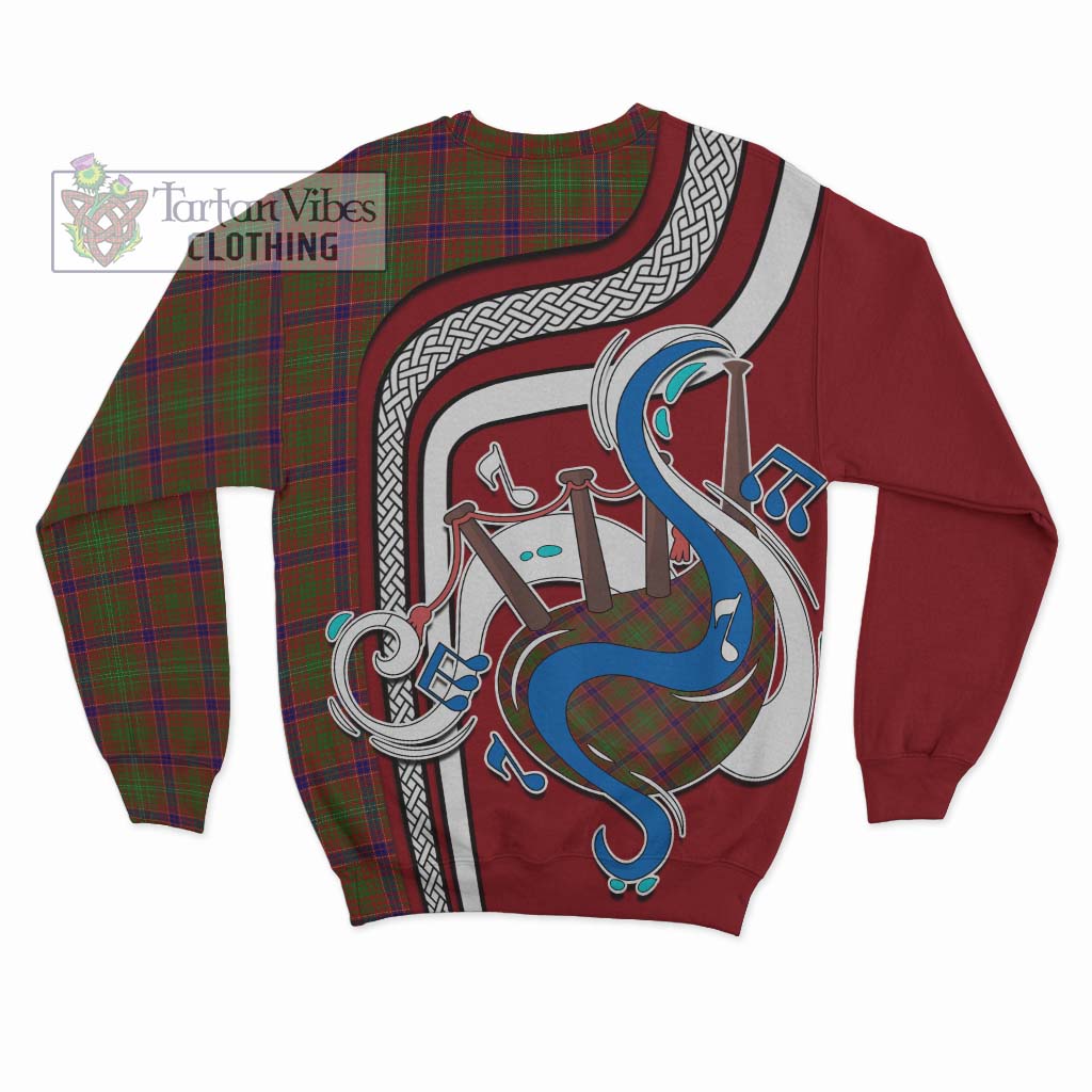 Tartan Vibes Clothing Lumsden Tartan Sweatshirt with Epic Bagpipe Style