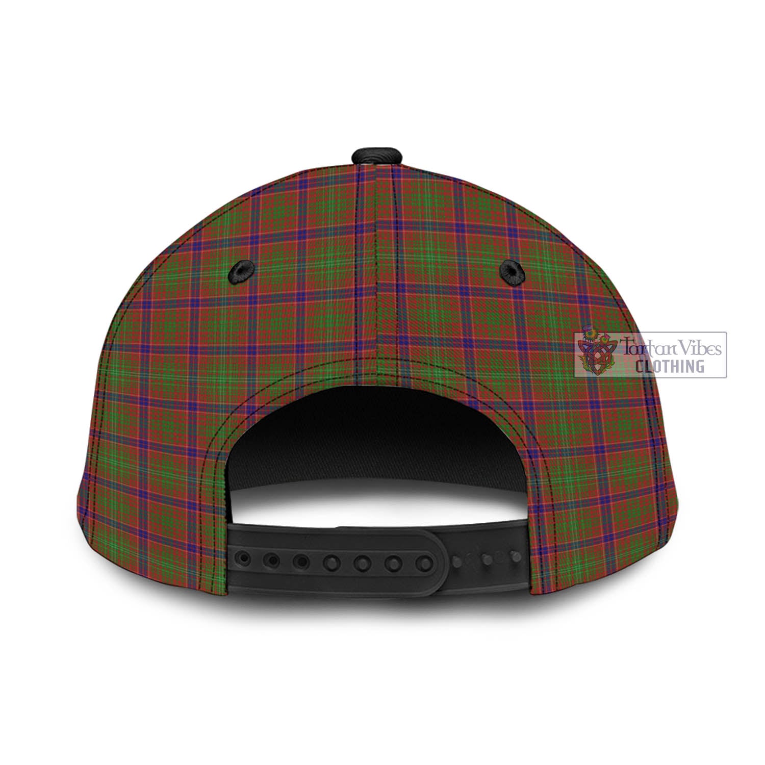 Tartan Vibes Clothing Lumsden Tartan Classic Cap with Family Crest In Me Style