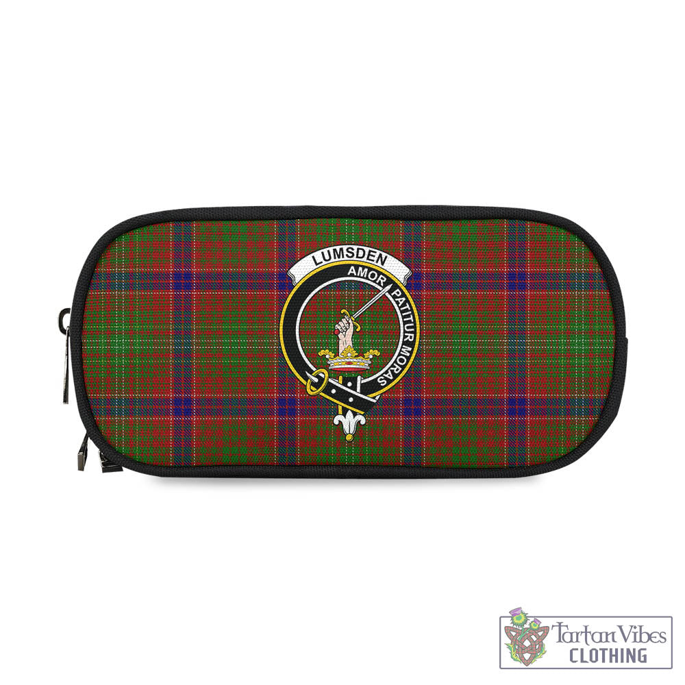 Tartan Vibes Clothing Lumsden Tartan Pen and Pencil Case with Family Crest