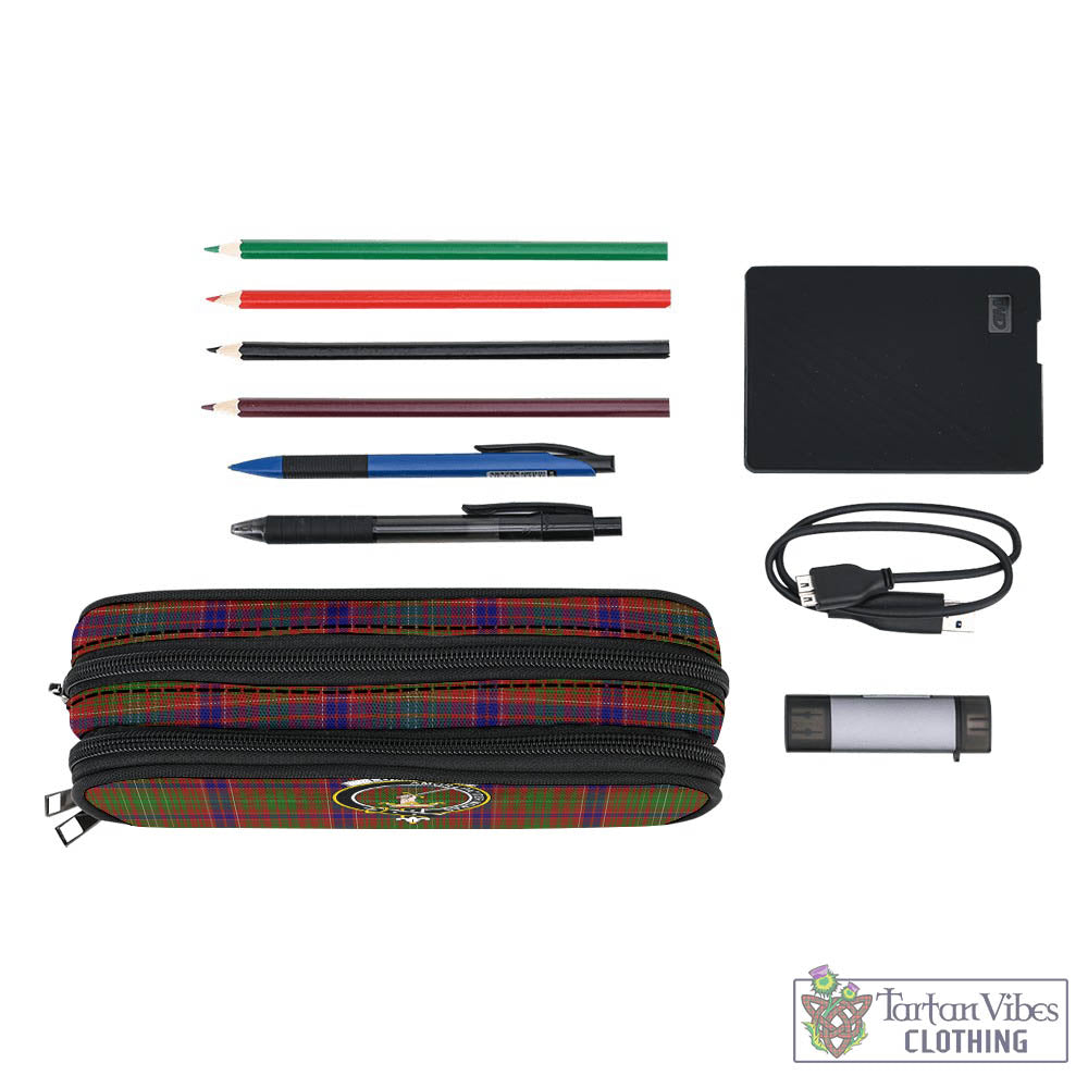 Tartan Vibes Clothing Lumsden Tartan Pen and Pencil Case with Family Crest