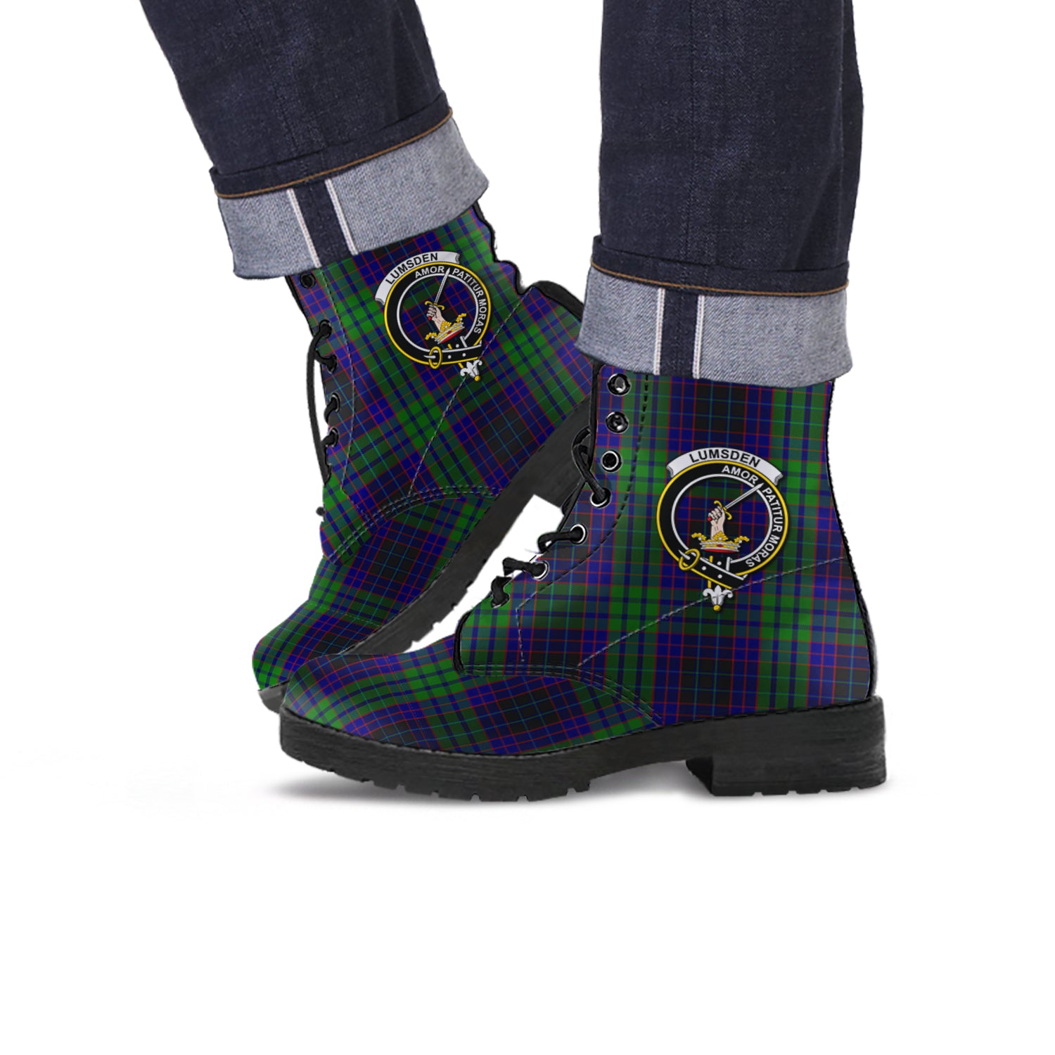 lumsden-green-tartan-leather-boots-with-family-crest