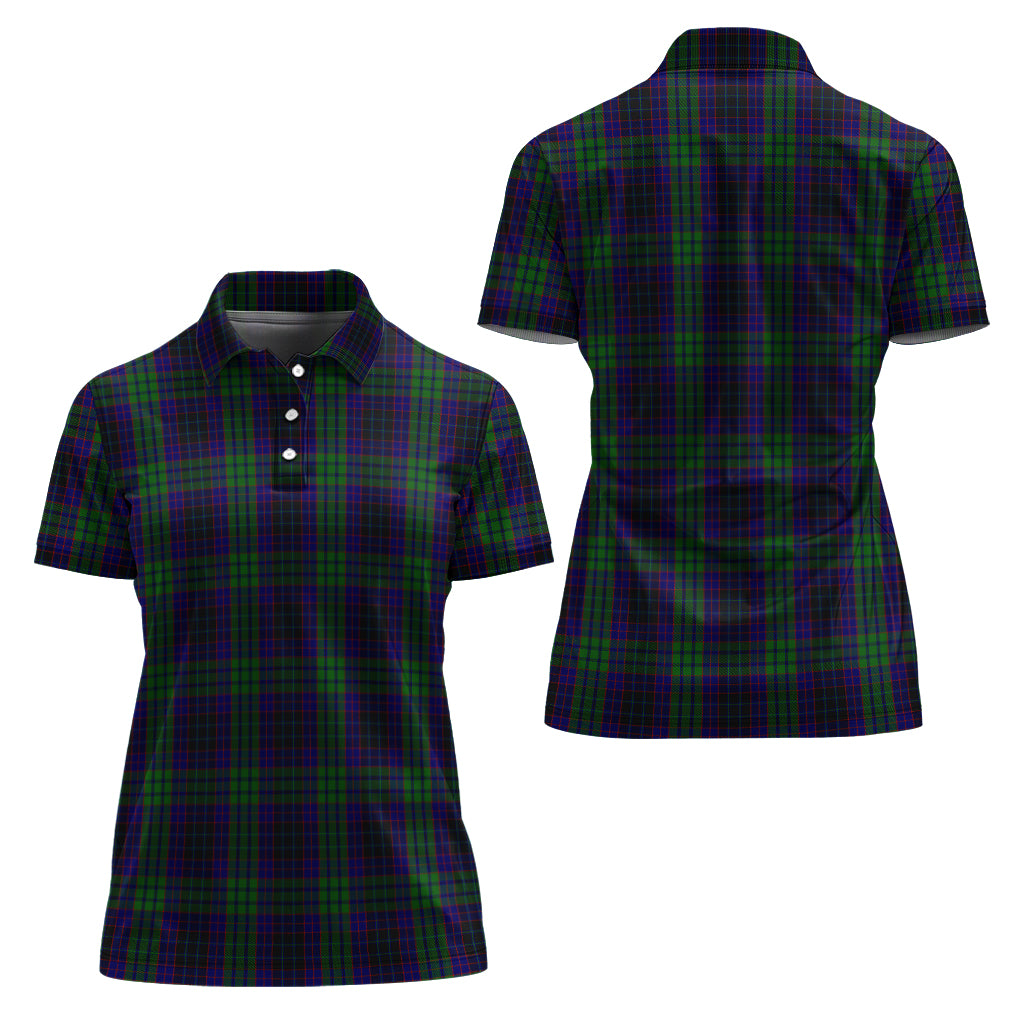 Lumsden Green Tartan Polo Shirt For Women Women - Tartan Vibes Clothing