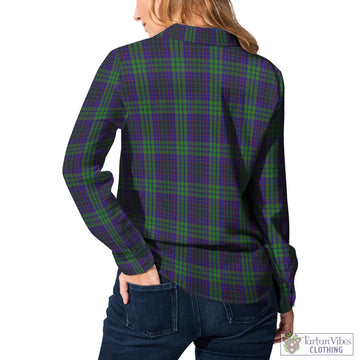 Lumsden Green Tartan Women's Casual Shirt