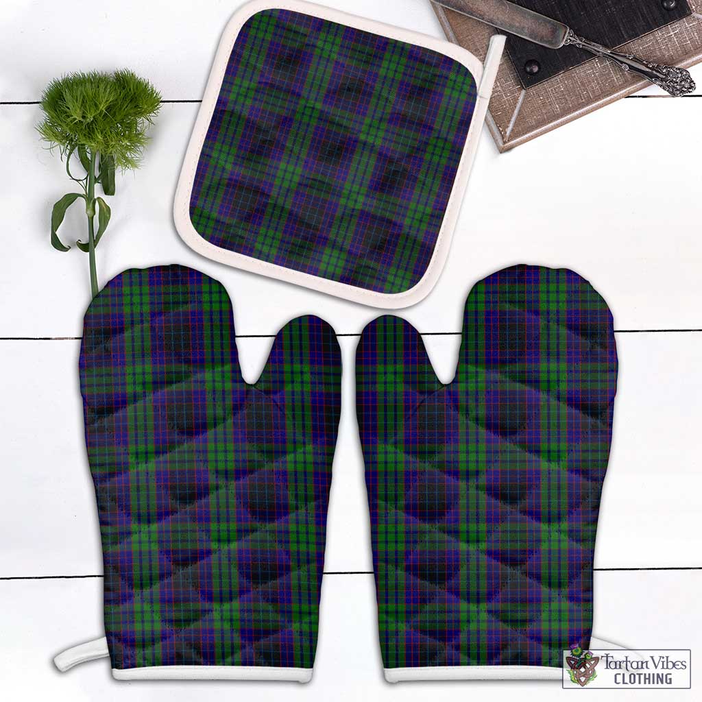 Tartan Vibes Clothing Lumsden Green Tartan Combo Oven Mitt & Pot-Holder