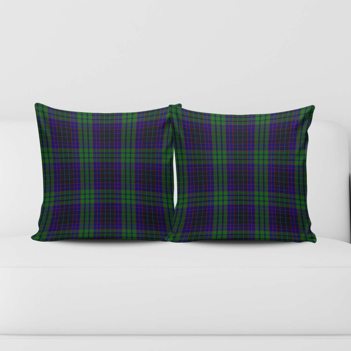 Lumsden Green Tartan Pillow Cover Square Pillow Cover - Tartanvibesclothing