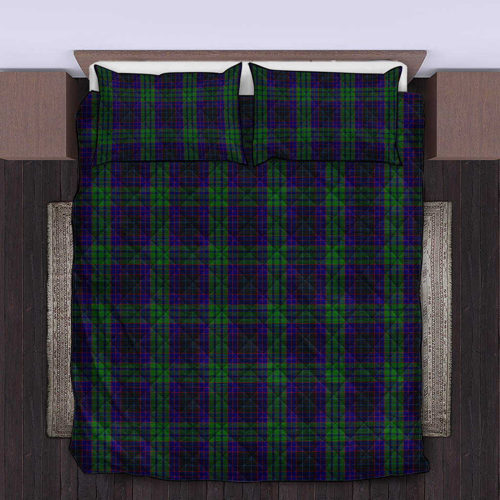 Lumsden Green Tartan Quilt Bed Set King - Tartan Vibes Clothing