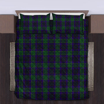 Lumsden Green Tartan Quilt Bed Set