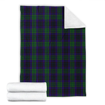 Lumsden Green Tartan Blanket