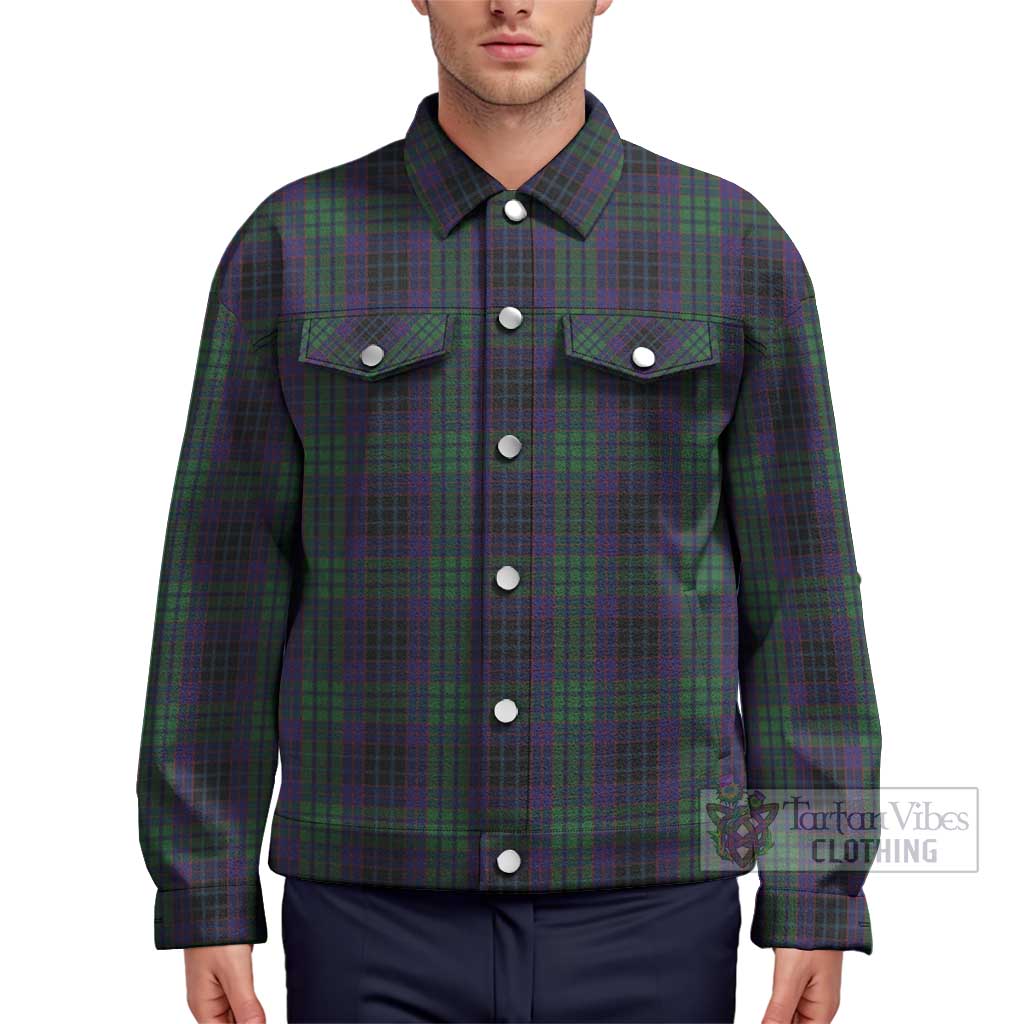 Tartan Vibes Clothing Lumsden Green Tartan Unisex Lapel Cotton Jacket