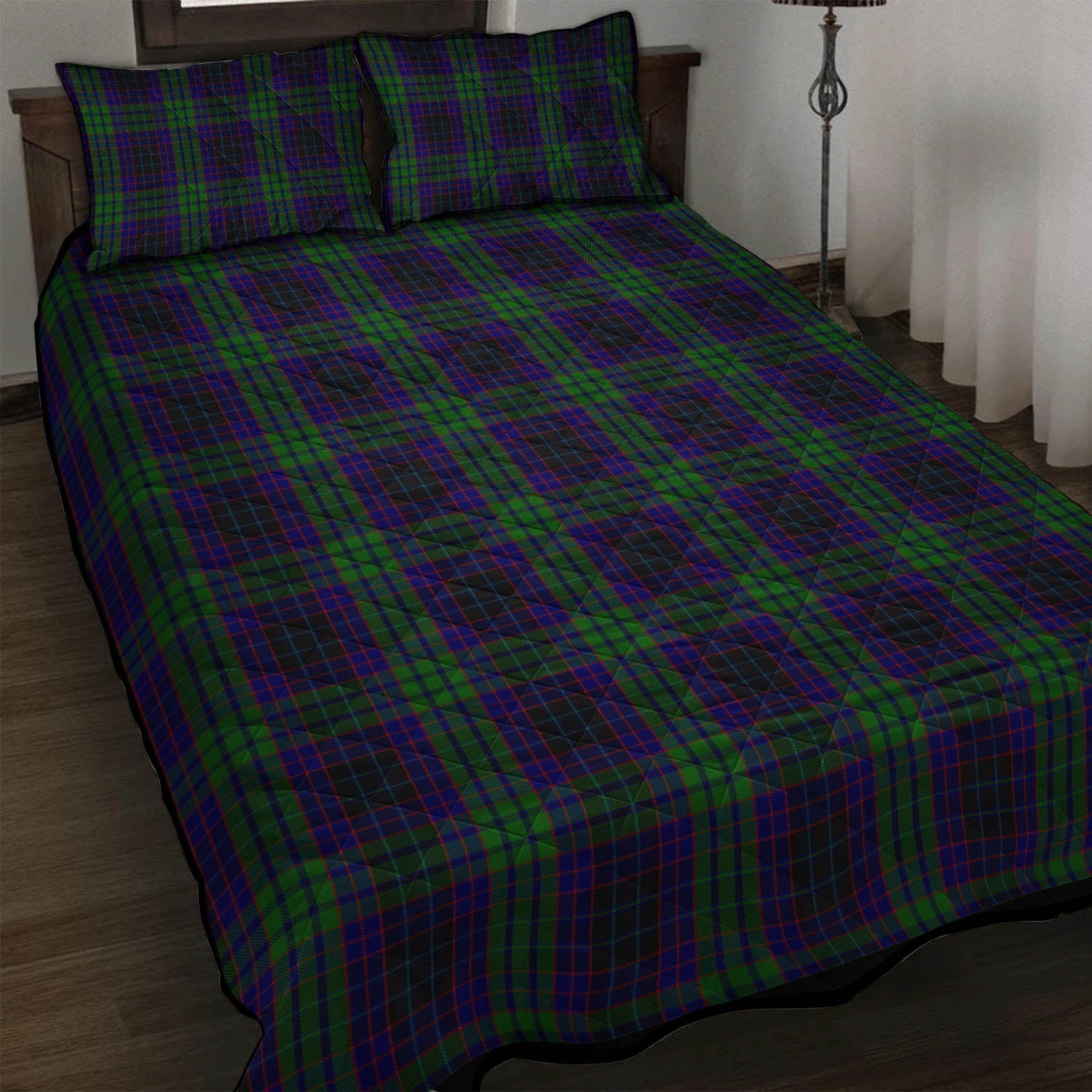 Lumsden Green Tartan Quilt Bed Set - Tartan Vibes Clothing