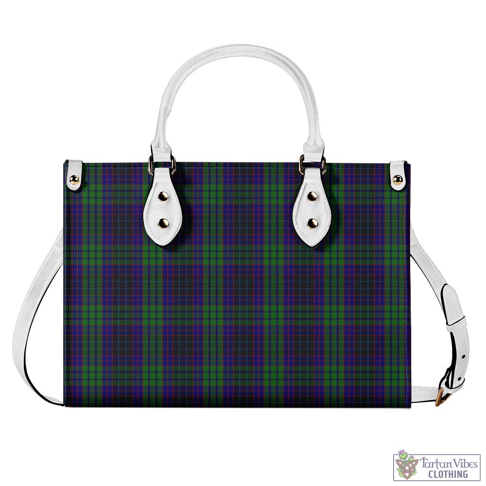 Tartan Vibes Clothing Lumsden Green Tartan Luxury Leather Handbags