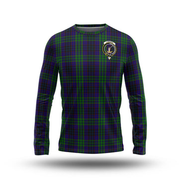 Lumsden Green Tartan Long Sleeve T-Shirt with Family Crest