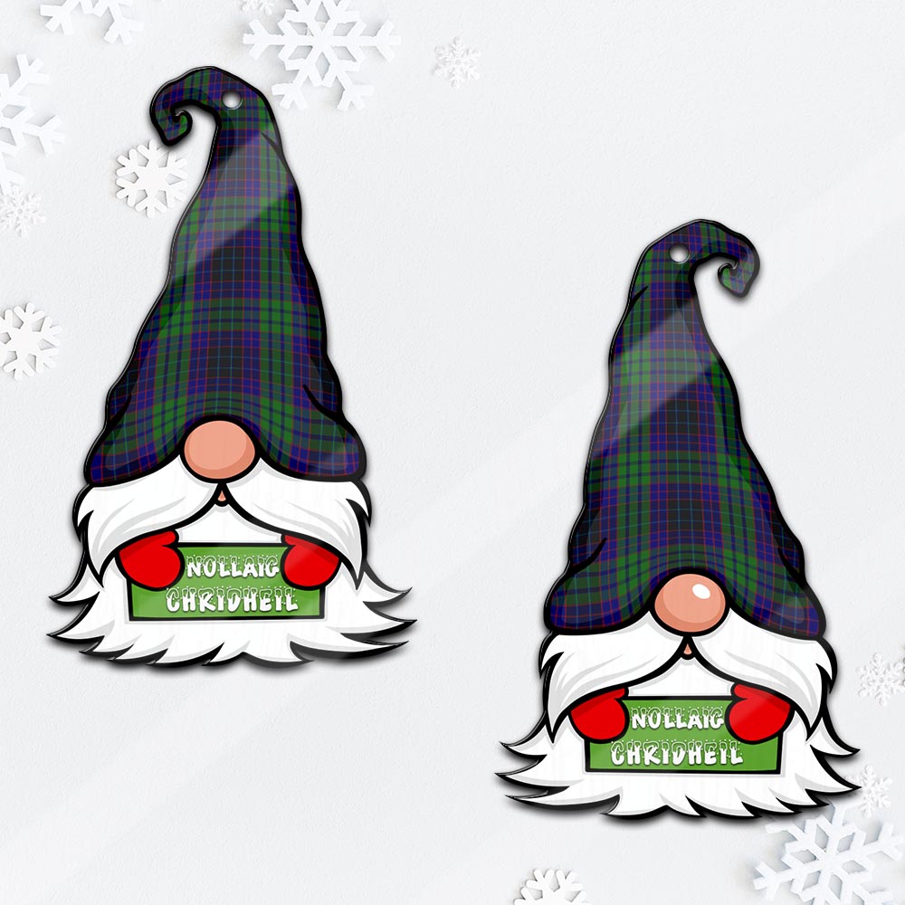 Lumsden Green Gnome Christmas Ornament with His Tartan Christmas Hat - Tartan Vibes Clothing