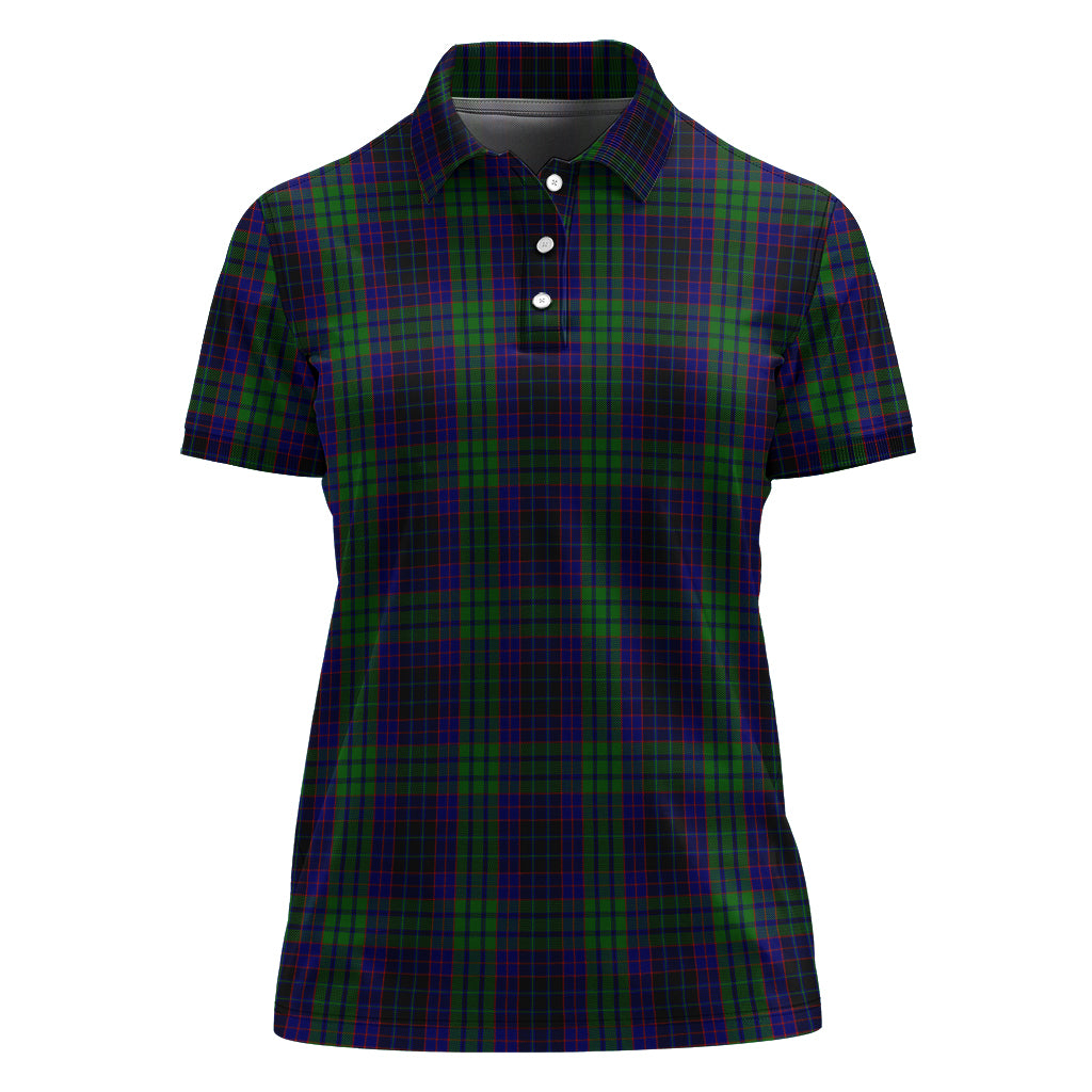 Lumsden Green Tartan Polo Shirt For Women - Tartan Vibes Clothing