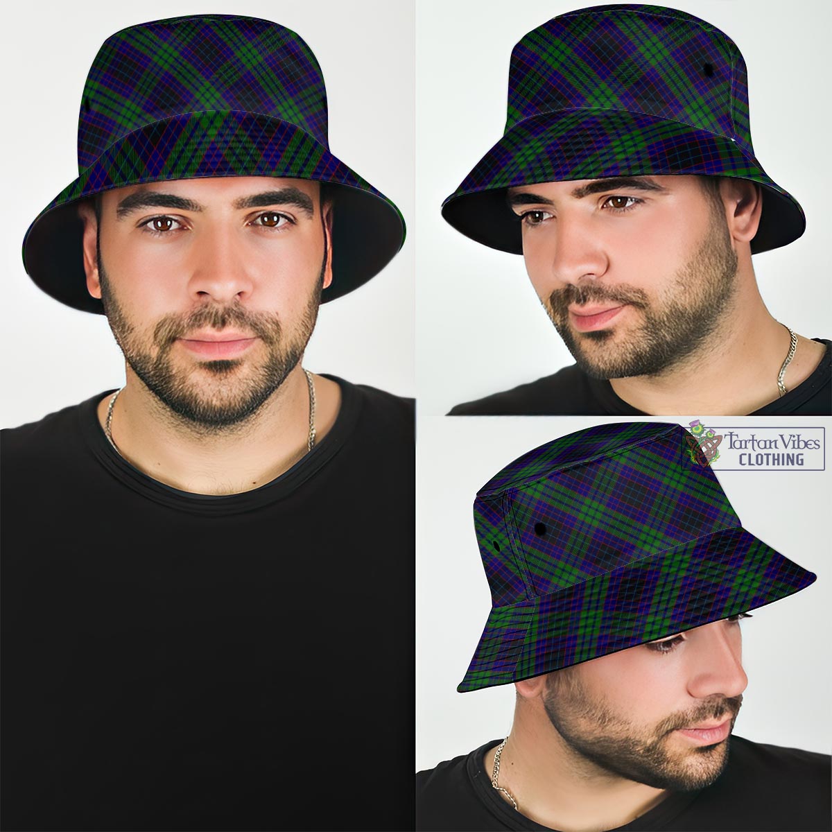 Tartan Vibes Clothing Lumsden Green Tartan Bucket Hat