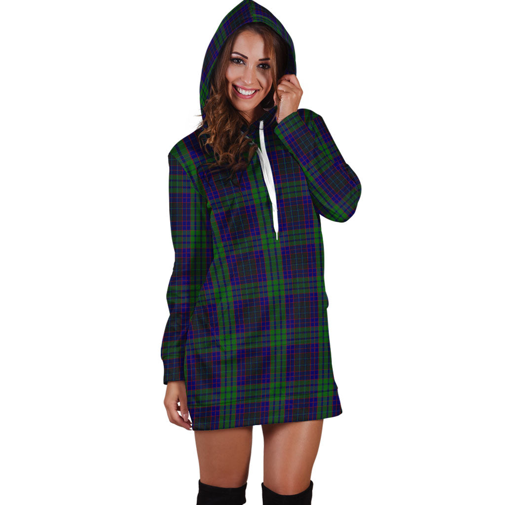 Lumsden Green Tartan Hoodie Dress - Tartan Vibes Clothing