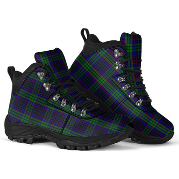 Lumsden Green Tartan Alpine Boots