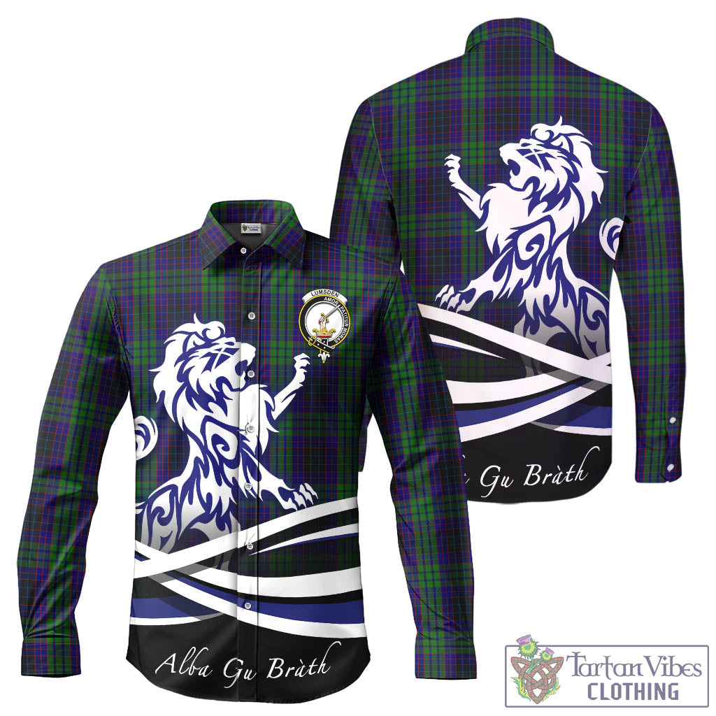 lumsden-green-tartan-long-sleeve-button-up-shirt-with-alba-gu-brath-regal-lion-emblem