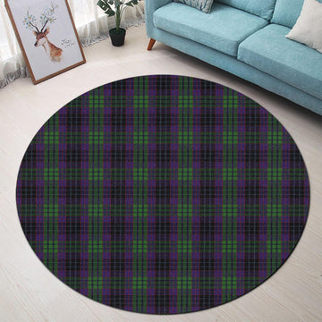 Lumsden Green Tartan Round Rug