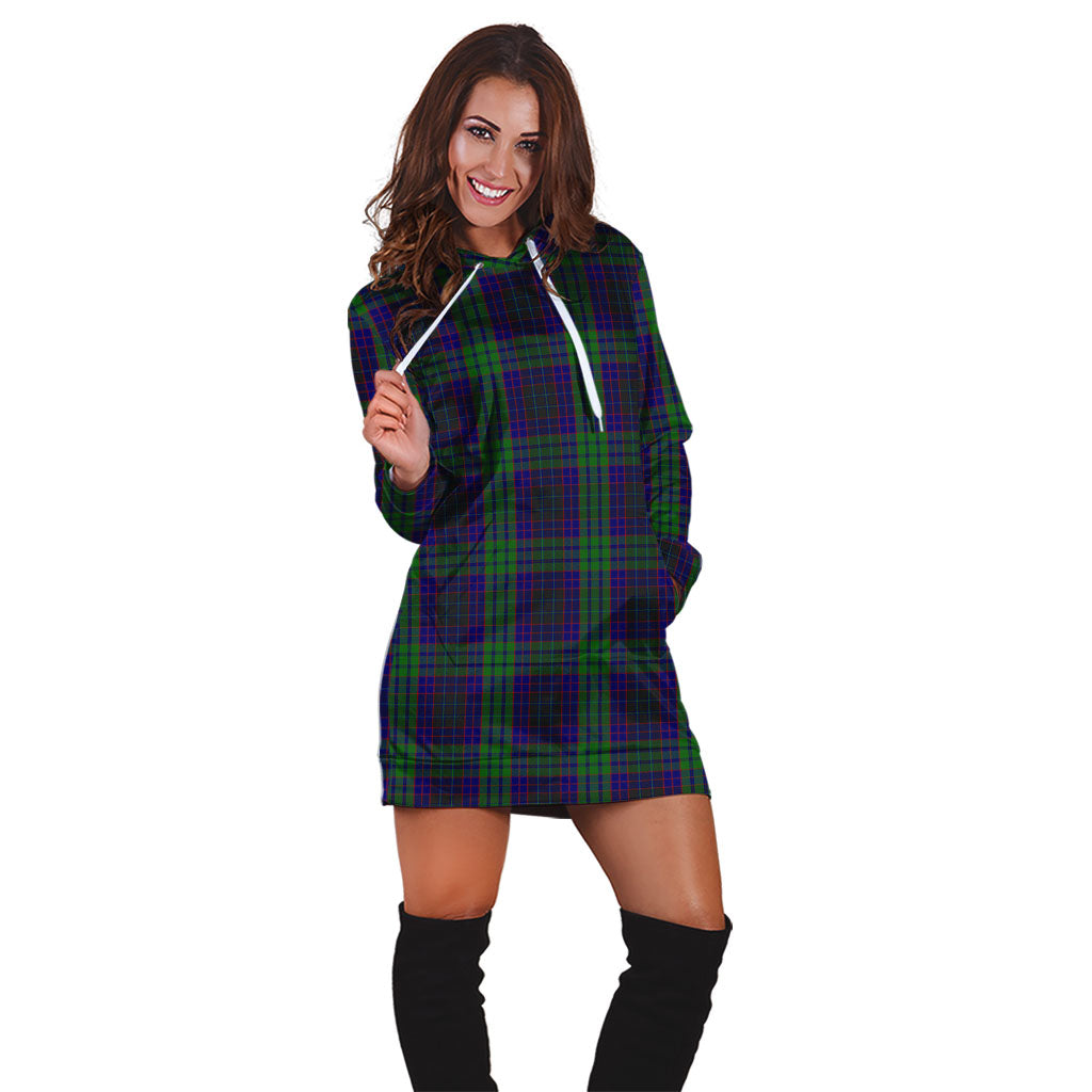 Lumsden Green Tartan Hoodie Dress - Tartan Vibes Clothing